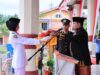 Kapolres Subulussalam Pimpin Upacara Penurunan Bendera HUT RI Ke-78