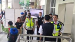 Polsek Bandara Sam Ratulangi Gencar Lakukan Pengamanan dan Monitoring untuk Cegah Gangguan Kamtibmas dan Antisipasi Dampak Erupsi Gunung Ruang di Kepulauan Sitaro