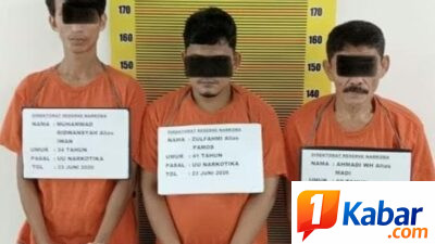 Pos Ronda Dijadikan Lokasi Transaksi Narkoba, 3 Pengedar Sabu Ditangkap Polisi di Jalan Swadaya