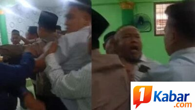 Kericuhan Warnai Pembagian SK Guru di Perguruan Al-Jam’iyatul Washliyah Ismailiyah Medan