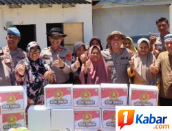 Kapolres Aceh Tengah Tinjau Huntara di Linge, Salurkan Bantuan Ibu Kapolri dan Layanan Kesehatan bagi Korban Bencana
