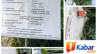 Pekerjaan Jalan Rabat Beton Cipare-Pare Disorot, Material Berserakan Jadi Sorotan Tim Wartawan SWI