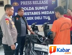 Berulang Kali Curanmor di Medan Johor, Residivis di Deli Tua Ditembak Polisi