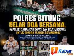 ” Doa Bersama ” Yang digelar Polres Bitung hari ini, 11 Agustus 2026, terasa jadi penyejuk di tengah duka setelah tragedi di Kotamobagu