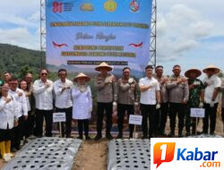 Polri Dukung Swasembada Pangan, Polresta Deli Serdang Turut Laksanakan Penanaman Bawang Putih Serentak di 17 Provinsi