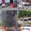 Mini Bus Daihatsu Xenia Terbakar Keluar dari SPBU Saat Isi BBM di Hamparan Perak, 2 Orang Luka Bakar