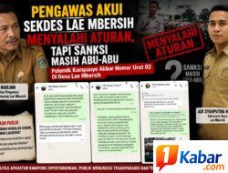 Pengawas Akui Tindakan Sekdes Lae Mbersih Menyalahi Aturan, Tapi Sanksi Masih Abu-Abu