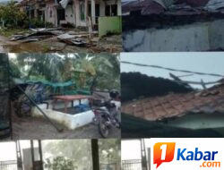 Atap Rumah Warga di Perumahan Griya Permata IV-Desa Tanjung Anom Hancur Diterjang Puting Beliung, Pemkab Deli Serdang Turun Lakukan Pendataan
