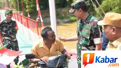 Pangdam I/BB Resmikan Jembatan Gantung Perintis di Batang Kuis-Deli Serdang