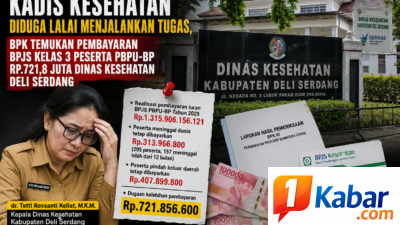 BPK Temukan Kelebihan Pembayaran Iuran BPJS Kelas 3 Rp721,8 Juta, Kinerja Kadis Kesehatan Deli Serdang Jadi Sorotan