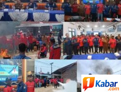 Antisipasi El Nino, Pemerintah Desa Percut bersama Dinas Damkarmat Deli Serdang Gelar Simulasi Pencegahan Kebakaran