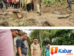 Asri Ludin Tambunan bersama Lom Lom Suwondo Tinjau Jalan Longsor di STM Hulu, Pemkab Deli Serdang Siapkan Jalan Alternatif