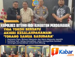 Kapolres Bitung Jadi Jembatan Perdamaian, Tiga Tokoh Bersatu Akhiri Kesalahpahaman