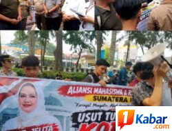 Dugaan Korupsi Pengadaan 15.000 Jilbab dengan Nilai Rp. 525 Juta, Mahasiswa Geruduk Kantor Bupati Deli Serdang Desak Proses yang Melibatkan Istri Bupati Aci