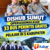 Dishub Sumut Operasionalkan 33 Bus Perintis Gratis untuk Pelajar di 5 Kabupaten