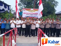 Kapolresta Deli Serdang Resmikan Jembatan Merah Putih, Perkuat Akses dan Mobilitas Warga Desa Pardamean dan Desa Wonosari-Tanjung Morawa
