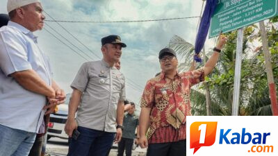 Bupati Deli Serdang Resmikan Sejumlah Ruas Jalan yang Telah Dibangun di Percut Sei Tuan Sepanjang 18,4 Kilometer