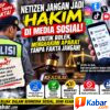 Netizen Jangan Sok Jadi Hakim Kritik Boleh, Menghakimi Aparat Tanpa Bukti Bisa Menyesatkan Publik