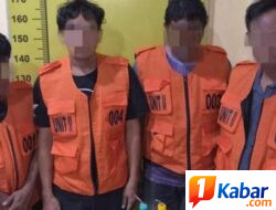 Sarang Narkoba di Desa Emplasmen Kualanamu-Deli Serdang Digulung, 4 Pria Positif Sabu Digulung Polisi