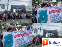 Soroti Sewa Mobil Mewah hingga Pergeseran Anggaran Senilai Rp. 503 Miliar di Pemkab Deli Serdang, GHARIS Sumut Gelar Aksi Unjuk Rasa di Depan Kantor Kejati Sumut