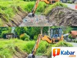 Cegah Genangan Saat Musim Hujan, SDABMBK Deli Serdang Normalisasi Parit di Klumpang Kebun-Hamparan Perak