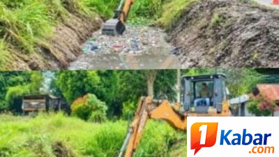Cegah Genangan Saat Musim Hujan, SDABMBK Deli Serdang Normalisasi Parit di Klumpang Kebun-Hamparan Perak