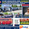 20 UNIT ARMADA RENTAL MOBIL SYAHBUDIN PADANG LAYANI PENGANTARAN SISWA SEKOLAH RAKYAT, 19 SOPIR DAPAT APRESIASI
