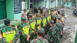 TNI-Polri Apel Bersama di Makoramil Kecamatan Timang Gajah.