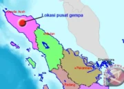 Gempa Magnitudo 4,5 Guncang Bener Meriah
