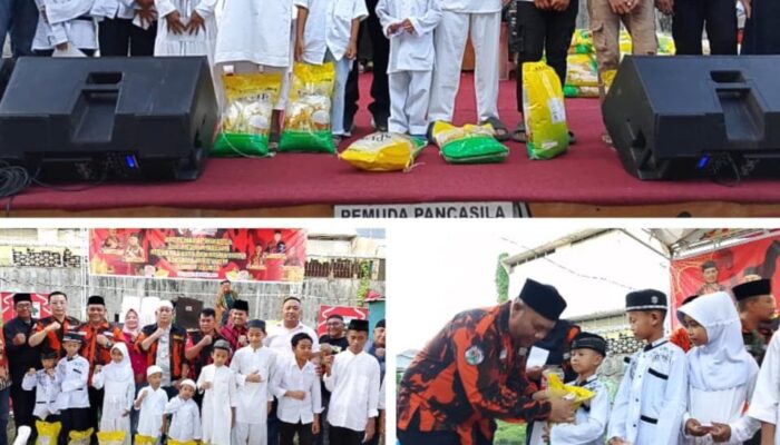 PAC PP Medan Marelan Bagikan Takjil kepada Masyarakat Pengguna Jalan di Depan Lapangan Bazar UMKM Tanah 600 Sekaligus Buka Puasa Bersama dengan Anak Yatim dan Kaum Dhuafa serta Berikan Santunan Tali Asih dan Sembako kepada Anak Yatim dan Kaum Dhuafa