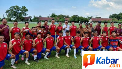 Tonton Laga Lawan Timor Leste U19, Bupati Deli Serdang Motivasi Paya Bakung United Jelang Liga 4
