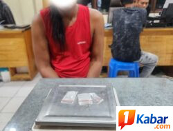 Satres Narkoba Polrestabes Medan Tangkap Pengedar Sabu Saat Transaksi Berlangsung di Jalan Besar Deli Tua-Deli Serdang, Barang Bukti dengan Berat Bruto 1,71 Gram Sabu Disita