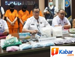 BNNP Sumut Berhasil Ungkap Kasus Narkotika di Kota Medan, Barang Bukti 1992 Kg Sabu, 6674 Butir Pil Ekstasi, Ketamine 50 Sachet dan Erimin 520 Butir Disita dengan Tersangka 3 Orang Berhasil Diamankan