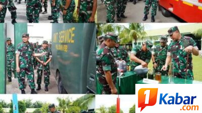 Pangdam I/BB Tinjau Kesiapan Satuan dan Inovasi Pengolahan Limbah Plastik di Paldam I/BB
