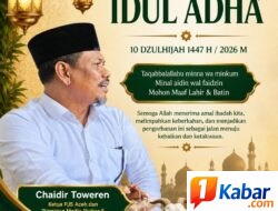 Chaidir Toweren Ucapkan Selamat Hari Raya Idul Adha 1447 H/2026 M