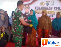 Danramil 24/TTSB-Kodim 0204/Deli Serdang Hadiri Kunjungan Kerja Kapolres Tebing Tinggi ke Mapolsek Tebing Tinggi