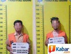 Satres Narkoba Polresta Deli Serdang bersama Polsek Pantai Labu Berhasil Ungkap Kasus Tindak Pidana Narkotika di Desa Sei Tuan, 2 Pelaku Pengedar Sabu Diamankan