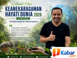 Hari Keanekaragaman Hayati Dunia 2026, Arief Martha Dorong Aksi Lokal untuk Dampak Global