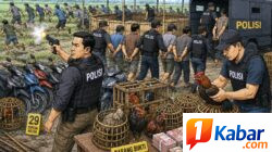 Polsek Sunggal Tangkap 17 Orang Tersangka dari Lokasi Judi Sabung Ayam, 5 Ekor Ayam Jago, Puluhan Sepeda Motor dan Uang Jutaan Rupiah Diamankan