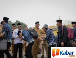 Asri Ludin Tambunan Luncurkan Gerakan Deli Serdang Mengaji dan Lepas Kafilah MTQ di Masjid Agung Sultan Thaf Sinar Basarsyah Lubuk Pakam