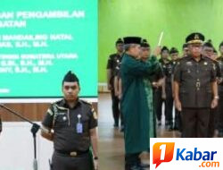 Kajati Sumut Lantik Kajari Madina dan Dua Koordinator Kejati Sumut, Jaga Marwah Institusi dengan Kinerja Profesional