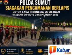 Polda Sumut Siagakan Pengamanan Berlapis untuk Laga Indonesia vs Vietnam di ASEAN U-19 Boys Championship 2026