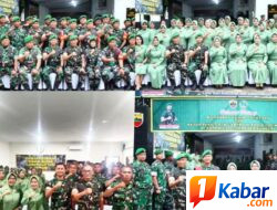 Silaturahmi serta Kunjungan Kerja Dandim 0201/Medan bersama Ketua Persit KCK Cabang XI Kodim 0201/Medan ke Koramil 0201-06/Medan Sunggal