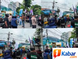 Ratusan Massa DPN bersama Buruh dan Mahasiswa Gelar Aksi Unjuk Rasa di Depan Kantor UP3 PLN di Jalan Listrik-Medan Kota, Desak Pemenuhan Kompensasi Bagi Pelanggan yang Terdampak