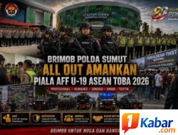 Brimob Polda Sumut All Out Amankan Piala AFF U-19 ASEAN Toba 2026 di Stadion Utama Sumatera Utara