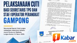 Tak Ada Alasan Lagi Mempertahankan PLH Kadis DPMG Langsa
