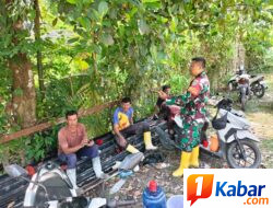 Babinsa Koramil 11/Bandar Baru Intensif Komsos di Desa Sarah Panyang, Pererat Kedekatan dengan Warga