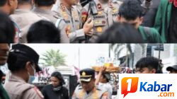 Usai Aksi Demonstrasi di Depan Kantor DPRD Provinsi Sumut, Kapolrestabes Medan Pimpin Aksi Bersih-Bersih bersama Mahasiswa