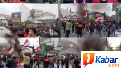 Ratusan Massa Aliansi Mahasiswa Gelar Aksi Unjuk Rasa di Depan Kodim 0201/Medan, Soroti Kondisi Indonesia serta Keterlibatan TNI dalam Urusan Sipil dan Stop Tambah Batalyon Baru