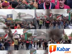 Ratusan Massa Aliansi Mahasiswa Gelar Aksi Unjuk Rasa di Depan Kodim 0201/Medan, Soroti Kondisi Indonesia serta Keterlibatan TNI dalam Urusan Sipil dan Stop Tambah Batalyon Baru